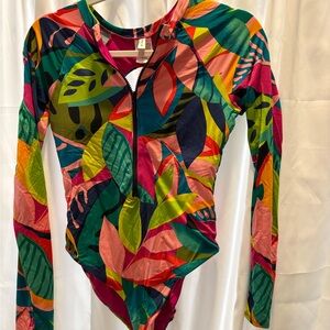 Trina Turk Multicolor Kids Swim Rashguard